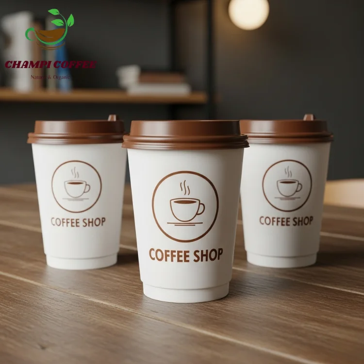 Ly giấy cà phê đẹp, tiện lợi, giá rẻ, thân thiện với môi trường