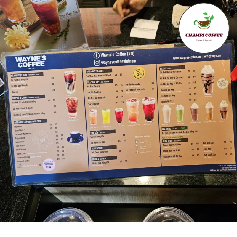 Menu Wayne's Coffee có gì hot? Review đồ uống, giá cả, best-seller
